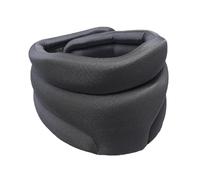 Outil de soulagement de l'inconfort du cou, collier cervical avec housse amovible, attelle souple réglable pour le soutien de la douleur, coton lavable, confortable, sommeil pour homme, gris