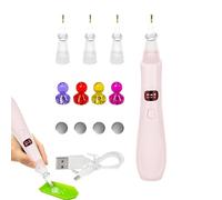 Outil de stylo à strass - Pointes de - Pointeur rechargeable - Applicateur de placement de pierres précieuses - Outil de décoration artisanale, poignée de perles de précision | Baguette à