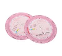 Outil de Suivi de Grossesse Hebdomadaire, Calculateur de Date, 2 Pièces | Papier Imprimé, Planification Prénatale et Suivi du Développement, pour Médecins et Sages-femmes