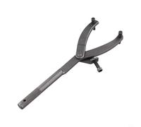 Outil de support d'embrayage en acier pour moto, scooter, cyclomoteur e démontage de volant d'inertie réglable avec double broche spécification 11,5 cm max. Extracteur de réparation argenté pour