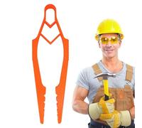 Outil de support d'ongles, protecteur anti-éclats, 11,2 x 3,5 x 0,9 cm, pince ergonomique avec design compact, dispositif de fixation de menuiserie, équipement de travail du bois avec prise en main