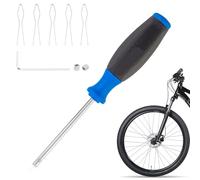 Outil de suppression de mamelon à rayons : clé en d' multifonctionnel, extracteur de rayons de roue portable | Installateur de mamelon de vélo léger, outil