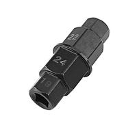 Outil de Suppression de Roue, Keenso Outil de Dépose de Tournevis Douille 6 Pans Démontage Outil d'Axe Démonte Hexagonal 17 19 22 24mm de Moto Roue Arrière Avant