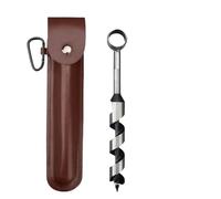 Outil de survie Bushcraft Clé à tarière manuelle de survie, diamètre de 25 mm Foret manuel de tarière de survie Foret à main for le travail du bois Clé à tarière manuelle Perceuse à bois for le campin