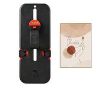 Outil de suspension avec niveau, niveleur d'alignement mural précis | Règle de niveau pliable pour photo | Pour débutants, amateurs, femmes, hommes, décoration d'intérieur, projet de bricolage