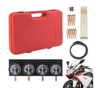 Outil De Synchronisation De Carburateurs | Kit d'Ajustement pour Carburateur Motocyclette - Synchroniseur et Équilibreur de Vide - Pour Utilisation Sur Route Atelier Garage Et Extérieur