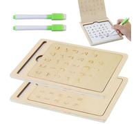 Outil de Tablette avec Alphabet préscolaire : Tablette d'écriture Arabe Russe, Outil d'apprentissage interactif, Cadre de Couleur Distinctive, Puce sonore innovante, Tableau logique
