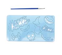 Outil de tampon à biscuits réutilisable pour Halloween - Moule de cuisson pour moules en acrylique - Petit pour formes de poitrine pour rond - Carré pour Halloween