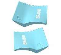 Outil de tampon pour cils inférieurs, eyeliner et protecteur de mascara, pochoir de précision pour une application de maquillage sans taches, fabriqué en silicone réutilisable, 3,5 x 3,2 x 14,5 cm