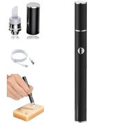Outil de tamponnage à couteau chaud, stylo chauffant électrique sans fil en céramique avec pointe de précision, kit de sculpture portable de type C rechargeable pour cire, plastique et miel (1)