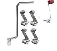 Outil de tendeur de fil de clôture, outil de resserrement du fil de clôture - Tendeurs filaires 20X avec poignée de resserrement,Civière de jardin en métal pour le resserrement rapide et les fournitur