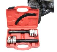 Outil de Tendeur de Ressort - Kit de Tendeur de Jambe de Ressort Professionnel, Conception de Serrure de Sécurité, Outil Mécanique à Haute Résistance pour L'entretien des Composants de Suspension