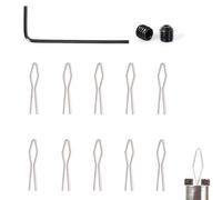 Outil de tension à rayon de vélo - Outil de capuchon à rayon de roue de vélo, kit de réparation de rayons | Clé fixe à rayons pour vélo de montagne et de route, outil de règle