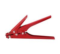 Outil de tension de sangle en Nylon à économie de travail rouge 45 acier gain de temps 2,4-9 mm de largeur Port plat serre-câble pistolet électricien pour la coupe d'attache de câble