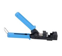 Outil de terminaison de vitesse à angle de 90°, outil de sertissage Keystone RJ45 pour prises Everest Media CAT5e, CAT6 et CAT6A, outil de sertissage Ethernet à une main avec