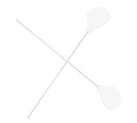 Outil de Test de Cuisson pour Gâteaux en Acier Inoxydable, Lot de 2 | Réutilisable, Bâtonnets Argentés, pour Pâtisserie Maison et Boulangerie, Moins de Doute Cuisson
