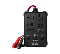 Outil de test de relais - 12 V 24 V - Appareil de test universel avec haute précision - Commutateurs de relais et inspecteur de circuit - Outil de test pour voiture, camion, SUV, petit bus