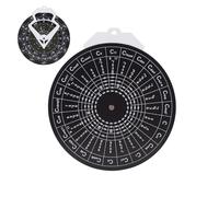 Outil de théorie musicale de guitare, disque de théorie musicale mural | Roue d'assistant portable pour débutants pratiquer la mélodie instrument pour adultes