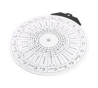 Outil de théorie musicale pour guitare - Autocollant - Monté sur clous - Disque d'apprentissage compact - Aide à la pratique de l'instrument portable - Assistant de musique - Pour débutants et adultes