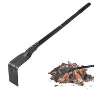 Outil de tisonnier pour cendres de barbecue - Râteau à cendres pour four à pizza, grattoir à cendres, grattoir à charbon de bois, bouilloire au charbon de bois, four à pizza, poêle et cheminée