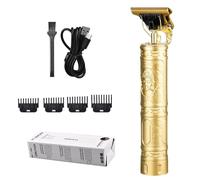 Outil de toilettage électrique - Tondeuse électrique sans fil, kit de toilettage rechargeable | 15,9 x 4,1 cm, machine de coupe de cheveux en T, rasoir à barbe avec peignes de limitation, idéal pour