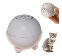 Outil de toilettage pour animaux de compagnie - Peigne jouet pour chat en forme de boule avec bouton brosse auto-nettoyante pour chat et poux de chien, peigner les poils pour enlever les poils morts