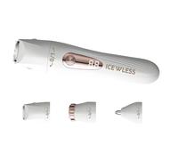 Outil de toilettage pour le visage et le corps féminin avec 3 accessoires sans danger pour la peau, épilateur portable à alimentation rapide