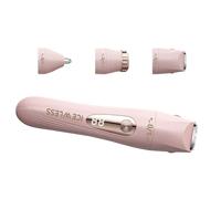 Outil de toilettage pour le visage et le corps féminin avec 3 accessoires sans danger pour la peau, épilateur portable à alimentation rapide