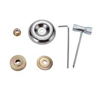 Outil de tonte en fil d'acier de 15,2 mm - Tête de brosse universelle pour désherbage - Pièces de tondeuse à élagage - Tête de tondeuse - Tête de désherbage - Brosse de désherbage robuste - Fil 6 fils
