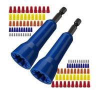 Outil de torsion de connecteur de fil avec poignée hexagonale et capuchon de fil pour perceuse électrique pour améliorer l'efficacité de votre câblage