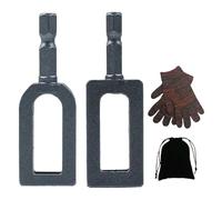 Outil de torsion de fil pour perceuse - Connecteur d'enroulement multifonctionnel, outil de torsion de fil, accessoire de forage, pour extension de câbles, électricien, clôture, construction