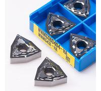Outil de tour CNC for l'aluminium, 10 pièces, WNMG080402 WNMG080404 WNMG080408 HA H01, Inserts en carbure WNMG 080402/080404(WNMG080408 HA H01)