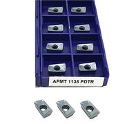 Outil de tour en carbure indexable 10 pièces APMT1135 PDTR LT30 outil de tournage fraisage indexable tour à métaux CNC