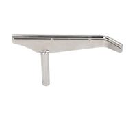 Outil de tour repos j courbe en bois droit en bois tournant des pièces de forme spéciale accessoires en alliage en alliage 16 mm 5/8 pouces de diamètre pour bol extérieur et creux