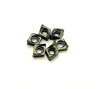 outil de tournage 10 pièces 4NKT060308 Inserts en alliage dur, Inserts de fraisage à alimentation rapide en métal, tour CNC Nano bleu, Inserts de fraisage outils de tour