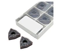 Outil de tournage en carbure for acier inoxydable, lot de 10 pièces, WNMG080404 WNMG080408 MA MS VP25 OD WNMG(WNMG080408-MA VP25)