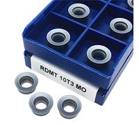 Outil de tournage externe à plaquette en carbure 10 pièces RDMT1204 MO LT30 fraisage carbure CNC de tour outil