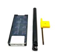 Outil de tournage interne S12M S14N S16Q S20R SCLCR09, porte-outil barre d'alésage tour pour insertion en carbure CCMT09T304 Plaquettes de Carbure CNC(CCMT09T304 KT7030,S12M SCLCR09)