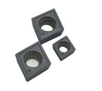 outil de tournage Outil de coupe Cnc en acier inoxydable, CCMT060204 NN CMT09T304 NN, haute dureté, trou intérieur cylindrique Nano bleu, 10 pièces outils de tour(CCMT 060204 NN LT10)