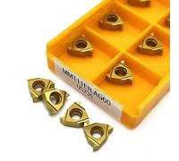 outil de tournage Outil de coupe de filetage MMT 11IR 11ER AG60 VP15TF UE6020 US735 MMT11ER, outil de tour en carbure CNC 10 pièces outils de tour(MMT11ER AG60 US735)