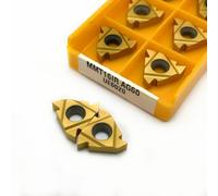 outil de tournage Outil de coupe de filetage, outil de tour, MMT16IR MMT16ER AG60 VP15TF UE6020, Inserts en carbure CNC MMT16IR/ER, 10 pièces outils de tour(MMT16IR AG60 UE6020)