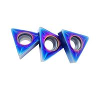 outil de tournage Outil de tour CNC en carbure TCMT16T304 TCMT16T308 LY7010, 10 pièces outils de tour(TCMT16T308 LY7010)