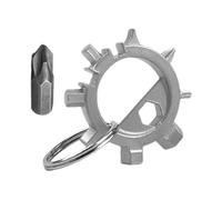 Outil de tournevis multifonction, kit de gadget de réparation multifonction, taille de poche multitête pratique pour l'aventure en plein air entretien de réparation d'urgence et quotidien
