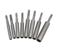 Outil de tournevis pour perceuse SDS-Plus avec foret forgé en acier au chrome vanadium adapté pour une utilisation avec des tiges de terre M8-M20 (M8)