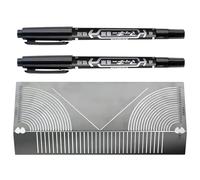 Outil de Traçage D'angle et D'arc, Traçage Réglable de Ligne et D'arc à Double Usage, Outil de Traçage Pour Le Cintrage de Tubes D'acier Carrés, Adapté à la Mesure, au Traçage (Argent)