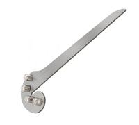 Outil de traçage de positionnement central - Règle de recherche de centre de cercle en acier inoxydable pour un marquage précis sur les tuyaux, le bois et les pièces 3D, pour outil de mesure durable