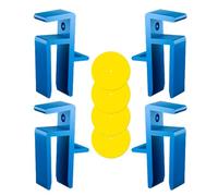 Outil de traçage en bois - Pinces de marquage en forme de U 16 x 8 x 3 cm et ensemble d'outils de marquage, gabarit de montage de porte d'armoire | Installation d'armoires de montage de meubles, outil