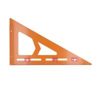 Outil de traçage professionnel pour s, règle triangulaire en plastique durable pour projets de menuiserie, de mesure, de perçage et de positionnement 300 x 530 mm
