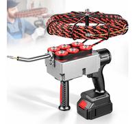 Outil de Traction de Fil Électrique,Tire-Fil électrique sans Fil 40M/Min | Avec 1 Batterie,Commande Unique Pour Enfiler/Tirer,Vitesse De Traction du Fil pour Travaux d'Électricité et Réseaux