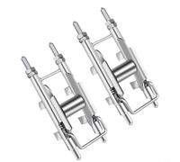 Outil de traction de fils d'électricien - Aide au filetage de câble en métal haute résistance pour boîtes de jonction | Utilisation pour une seule personne | Compact et portable (argent, 1 pièce) (2